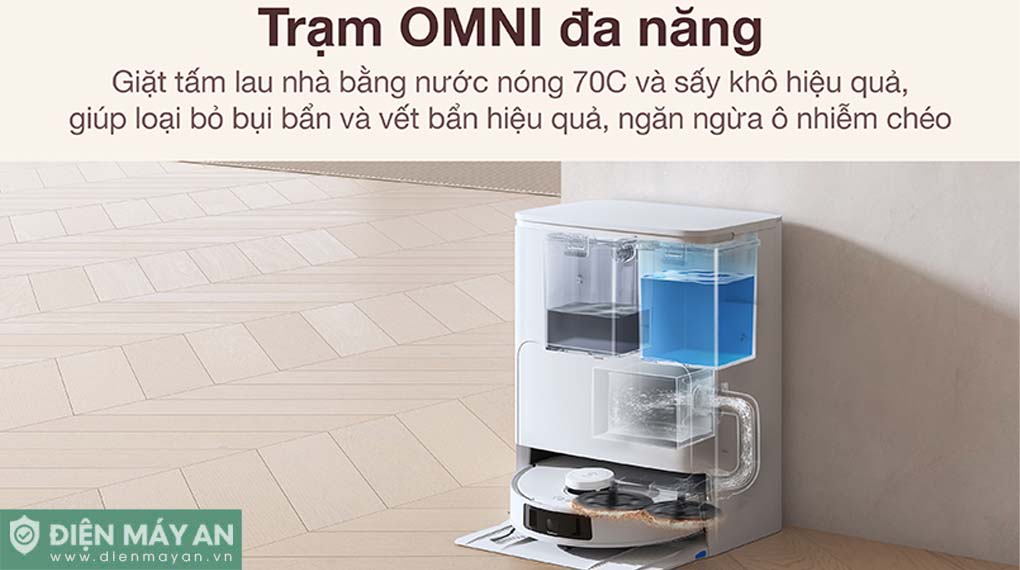 Robot hút bụi lau nhà Ecovacs Deebot T30S KR